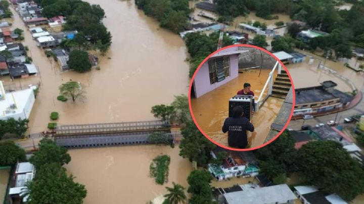 Familias de Agua Dulce piden apoyo tras perder todo en inundaciones en Veracruz
