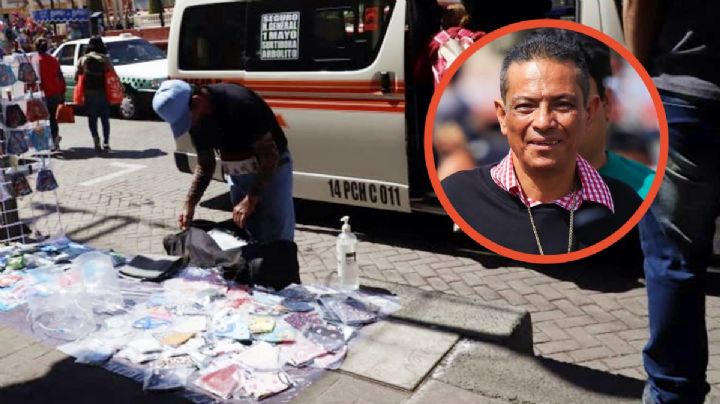Ambulantes de la Foideh se quedan en el centro de Pachuca: Óscar "El Perro" Pelcastre