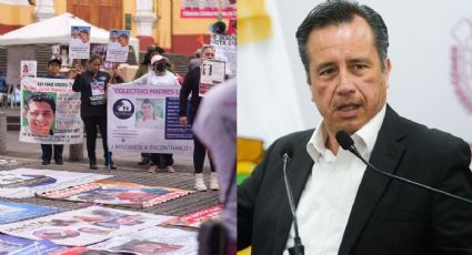 Así contestó Cuitláhuac García a familias de desaparecidos que toman Palacio de Gobierno