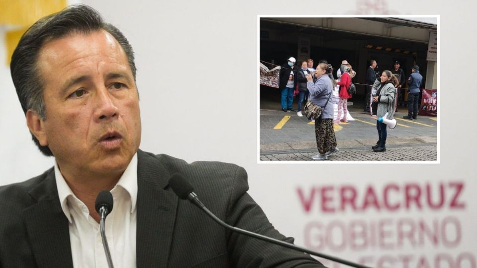 Gobernador de Veracruz evita dar detalles sobre protesta de familiares de desaparecidos en Xalapa
