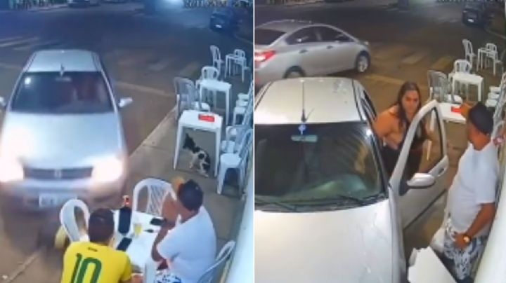 VIDEO | Joven atropella a su novio por ir a tomar unas cervezas con sus amigos en Brasil