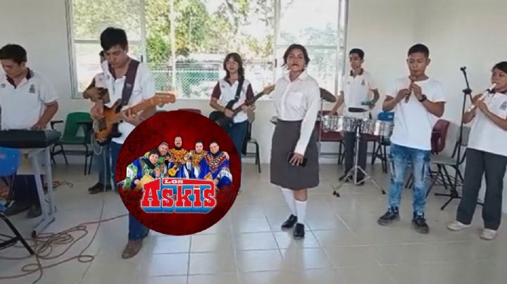 Alumnos de Cobaev la rompen en redes con cover de Los Askis