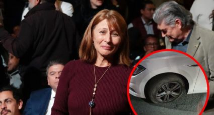 El bache de Nuevo León que ponchó llantas a auto de Tatiana Clouthier