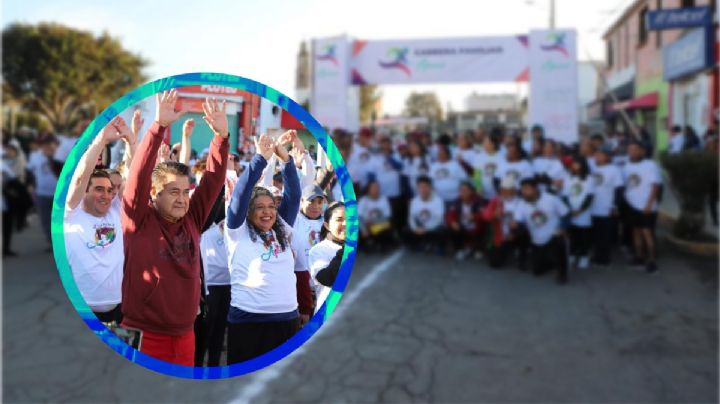 Tres secretarios de Julio Menchaca corren para conmemorar los derechos humanos | FOTOS