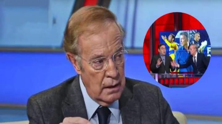 José Ramón Fernández pierde la cabeza y "golpea" a un comentarista por culpa del América