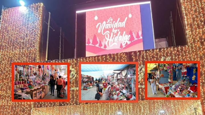 A precios módicos, estands de ventas en la Villa Navideña y Feria del Juguete en Pachuca