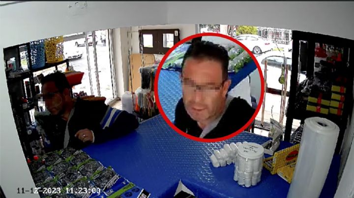 Un ladrón muy limpio, asalta tienda de productos de limpieza en jardines del moral