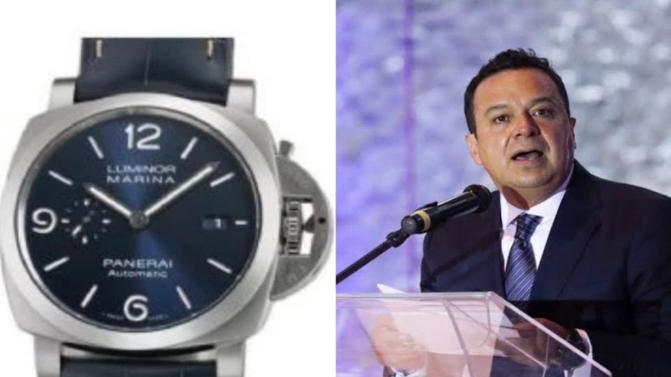 El lujoso reloj de Víctor Velázquez presidente de Cruz Azul