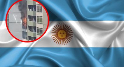 VIDEO: incendio en edificio de Buenos Aires, Argentina; muere mujer