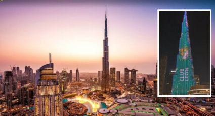 El escudo del León se proyecta en la torre más alta del mundo en Dubái  |VIDEO