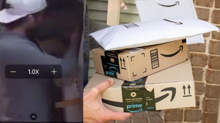 Ya no cargó los peregrinos: intentó robar un Iphone de Amazon pero lo cacharon en video