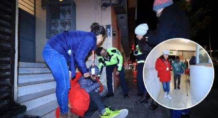 Protege el DIF del frío en albergue Cáritas a personas en condición de calle