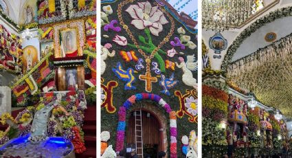 Cada diciembre, esta iglesia de Veracruz la adornan con casi 1 millón de flores