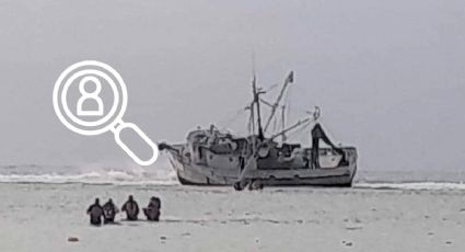 Misterio en Tuxpan: desaparece tripulante de barco camaronero encallado