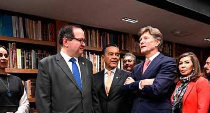 Leonardo Lomelí, nuevo rector de la UNAM inaugura la Biblioteca Miguel de la Madrid Hurtado