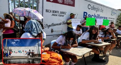 Tras huracán Otis alumnos regresan a clases… en la calle