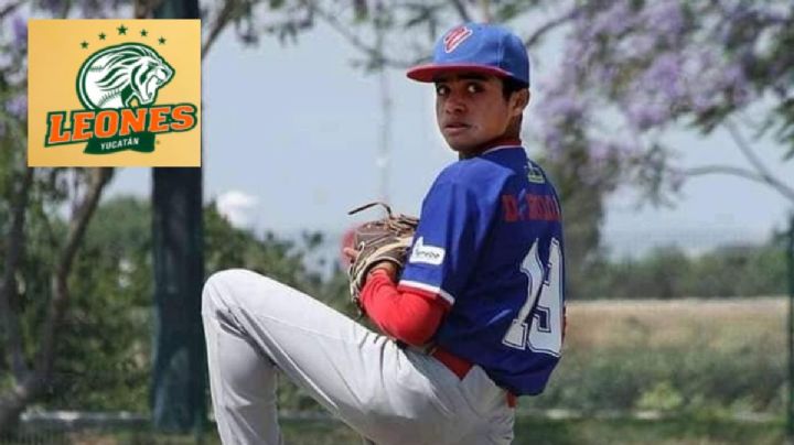 Veracruzano firma con Los Leones Yucatán para ser beisbolista profesional