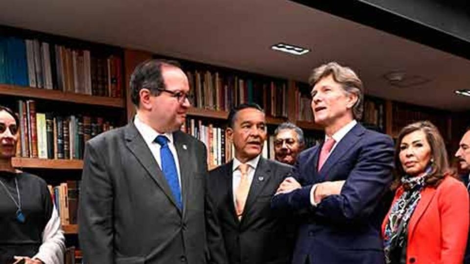 Leonardo Lomelí, nuevo rector de la UNAM inaugura la Biblioteca Miguel de la Madrid Hurtado