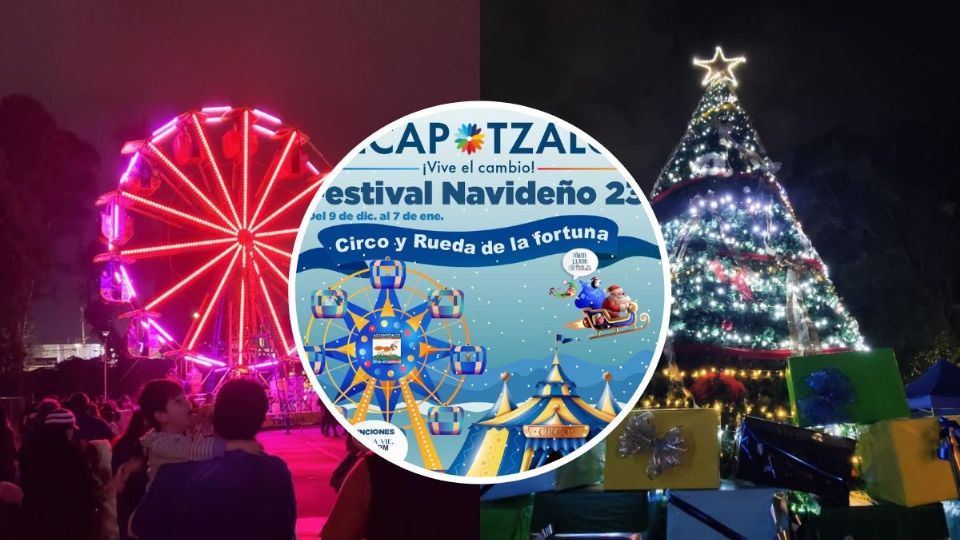 Este fin lánzate al Festival Navideño 2023 de Azcapotzalco; habrá circo y rueda de la fortuna