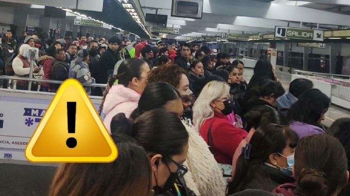 METRO CDMX: Líneas 1, 3, 12 y B con fallas y retrasos son caos para usuarios