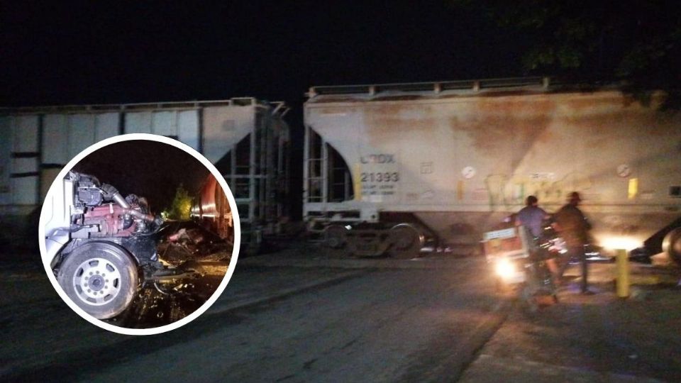 Accidente en tren en el sur de Veracruz