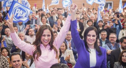 Libia Dennise acompaña a Alejandra Gutiérrez en registro como precandidata por León