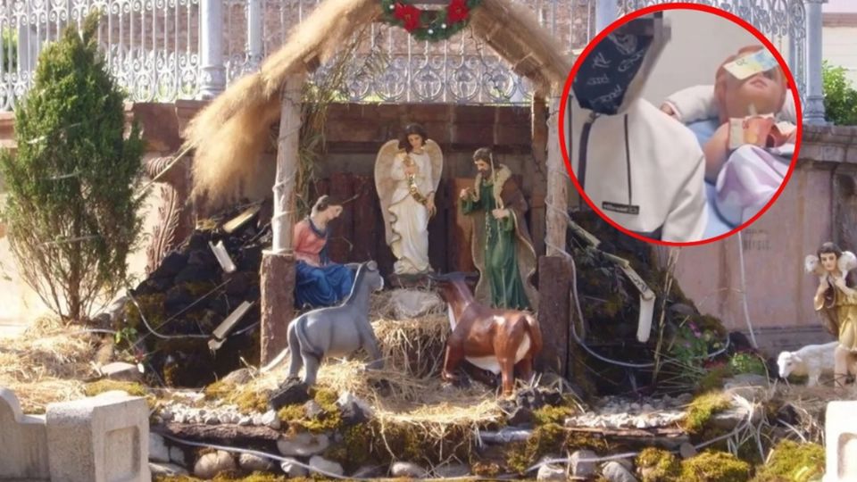 La figura del niño Jesús se encuentra en buen estado y fue repuesta en su lugar