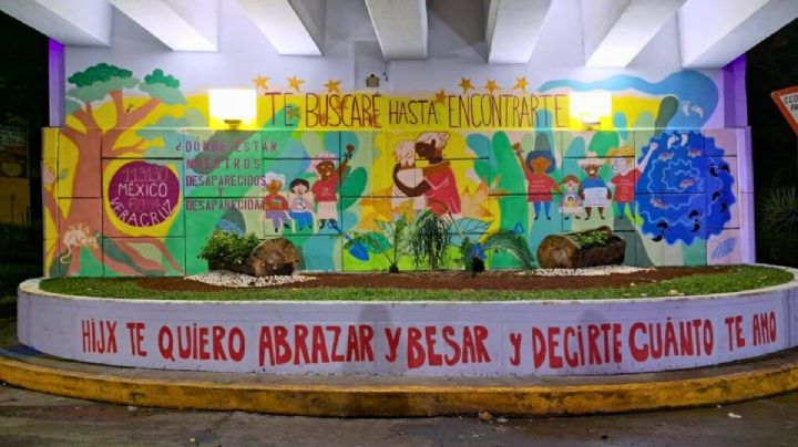 Mural en Murillo Vidal, un memorial para desaparecidos en Xalapa