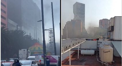 Se incendia edificio del ISSSTE sobre Paseo de la Reforma | VIDEO