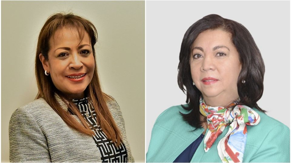 Eugenia Blas y Norma Leticia Campos, secretaria ejecutiva y comisionada de la CRE, respectivamente.