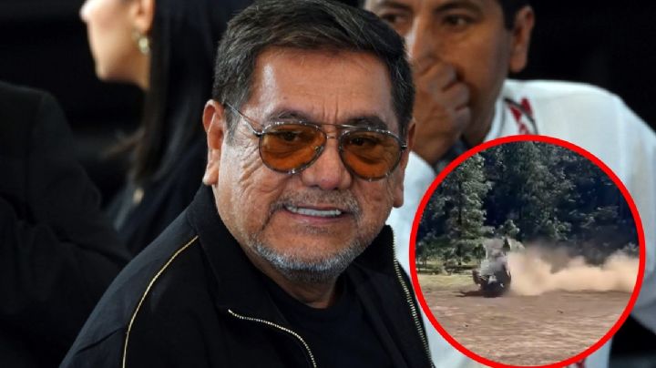 Félix Salgado Macedonio, el momento exacto de su accidente en auto | VIDEO