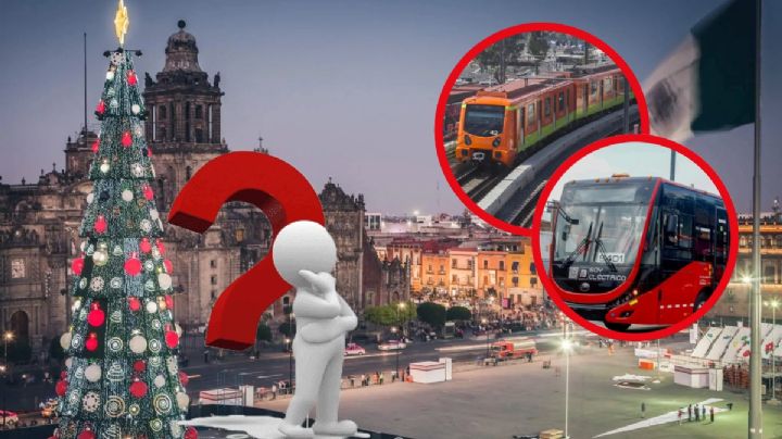 Navidad y Año Nuevo: Así quedó el horario del Metro, Metrobús, RTP y demás transportes en la CDMX