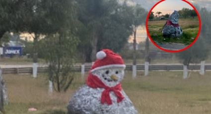 En Silao un 'mono de nieve' es el nuevo atractivo turístico del municipio