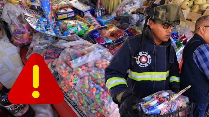 Decomisan más de 15 kilos de pirotecnia en colonia de Pachuca