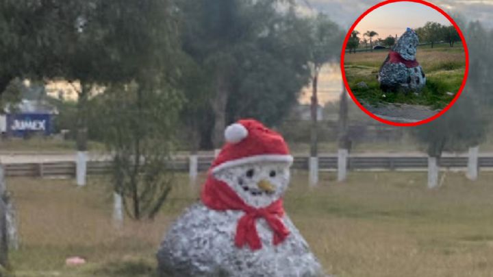 En Silao un 'mono de nieve' es el nuevo atractivo turístico del municipio