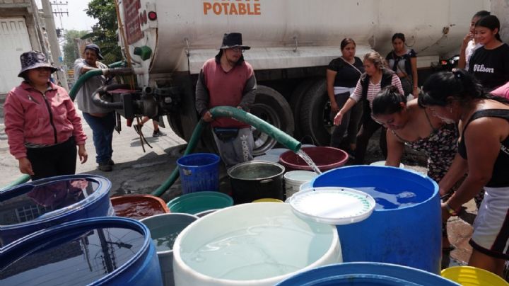 Desabasto de agua en México; 1 millón de casas dependen de pipas