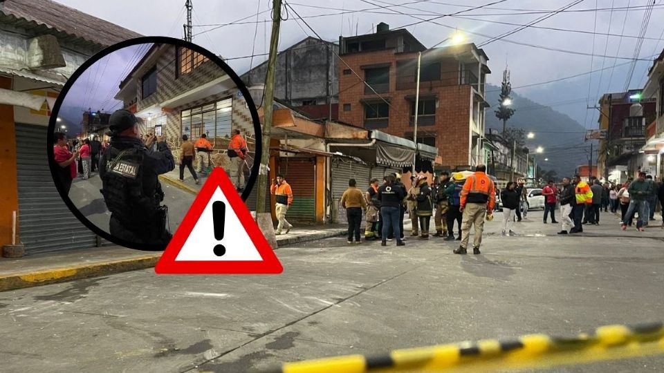 emergencia por explosión de pirotecnia en vía pública