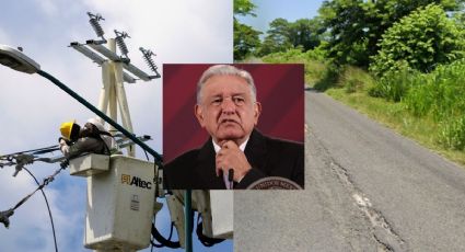 AMLO se compromete a mejorar red eléctrica y carretera de Tecolutla, Veracruz