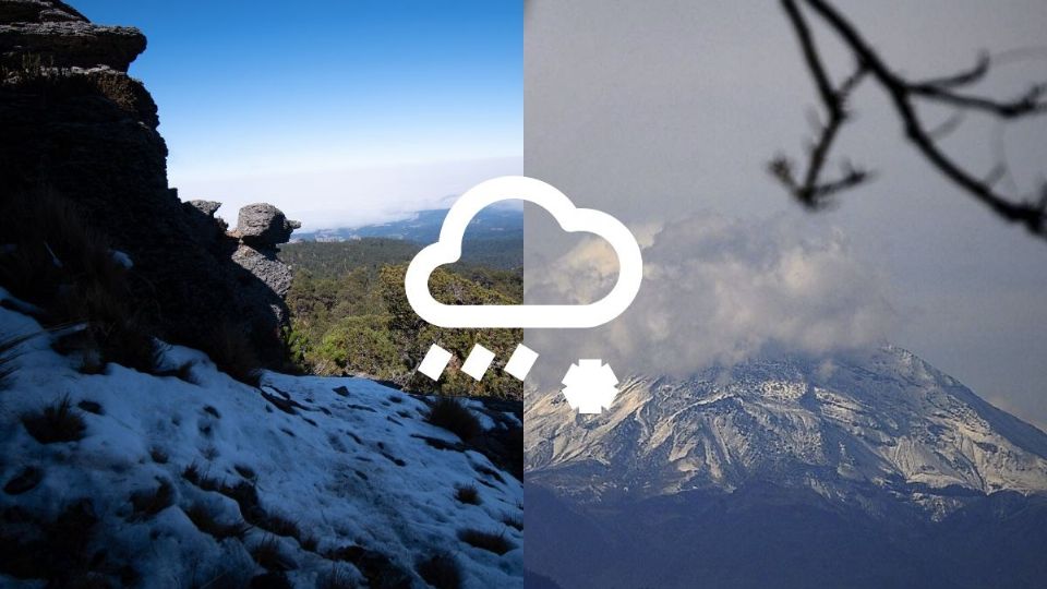Proyectan caída de aguanieve y nieve en el Cofre de Perote y el Pico de Orizaba