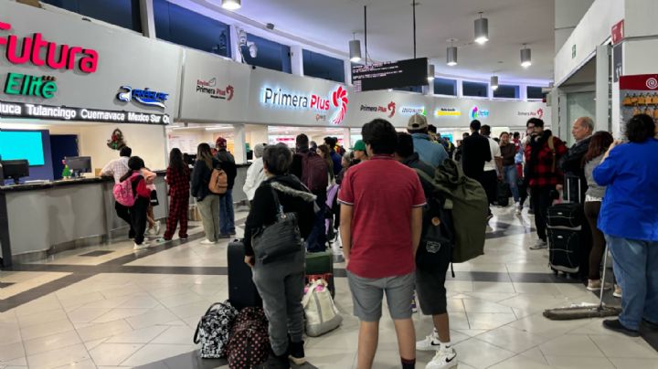 Abarrotan central de autobuses en León previo al fin de año