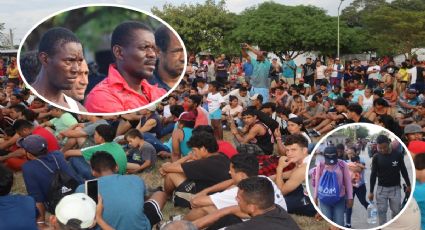 Caravana migrante choca con AMLO, “nosotros no somos una plaga” dicen