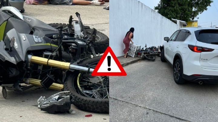 En el sur de Veracruz, aumentan accidentes de motociclistas durante diciembre