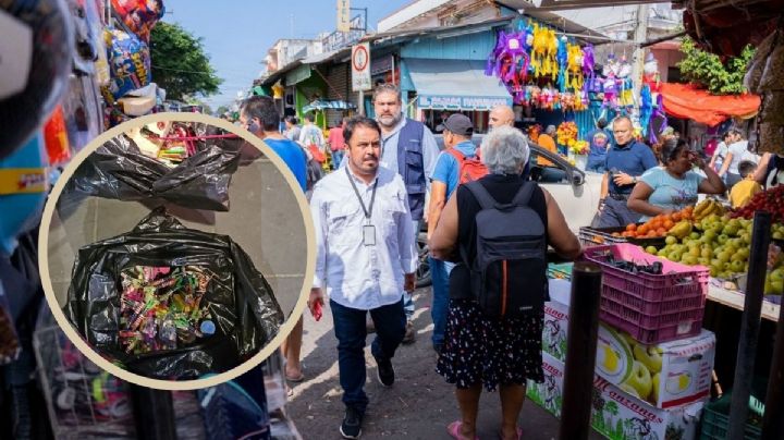 Esto se sabe del decomiso de 50 kilos de pirotecnia en mercados de Veracruz