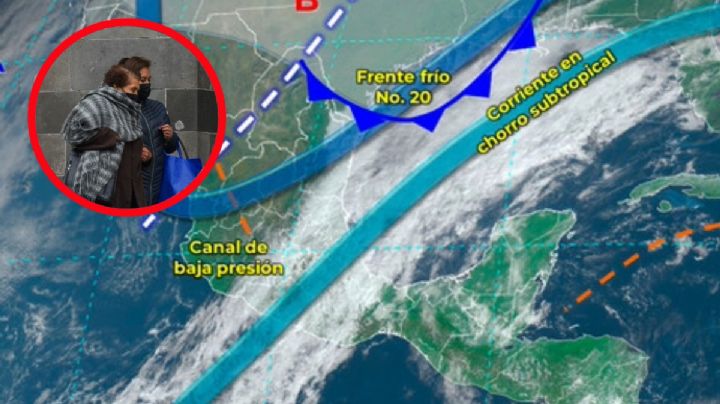 Frente frío 20: ¿En qué estados de México caerá nieve o aguanieve?