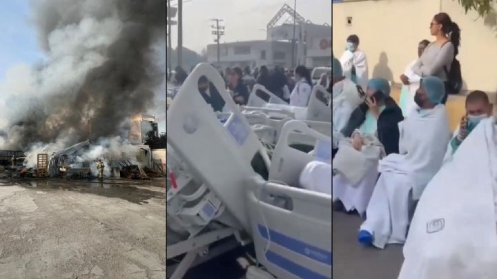 Voraz incendio en Tijuana provocó evacuación de 455 personas de clínica 20 del IMSS | VIDEO
