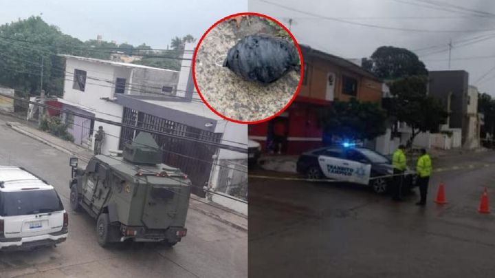 ¿Granada en calle de Tampico? Artefacto sospechoso moviliza a Ejército