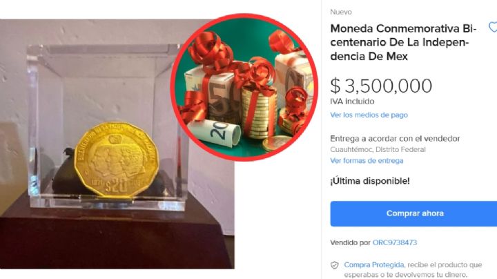 Esta es la moneda que te hará olvidar el aguinaldo; puedes venderla en casi 4 millones de pesos