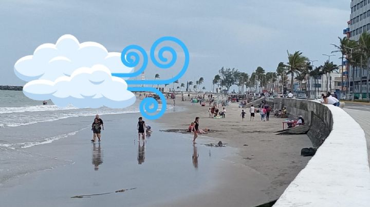 Frente frío 13 provoca cierre de playas en Veracruz