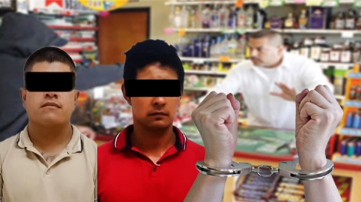 Agarran en la Reforma a dos ladrones de negocios del Edomex; tenían dinero, droga y arma | FOTOS