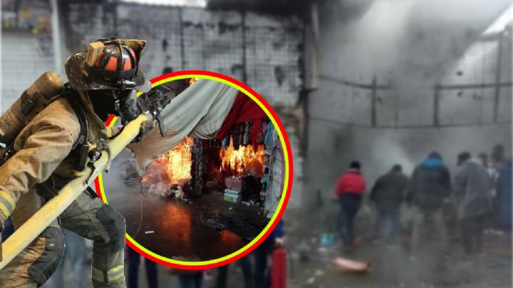 Incendio casi consume la Plaza del Vestido en Tulancingo; esto se sabe | FOTOS